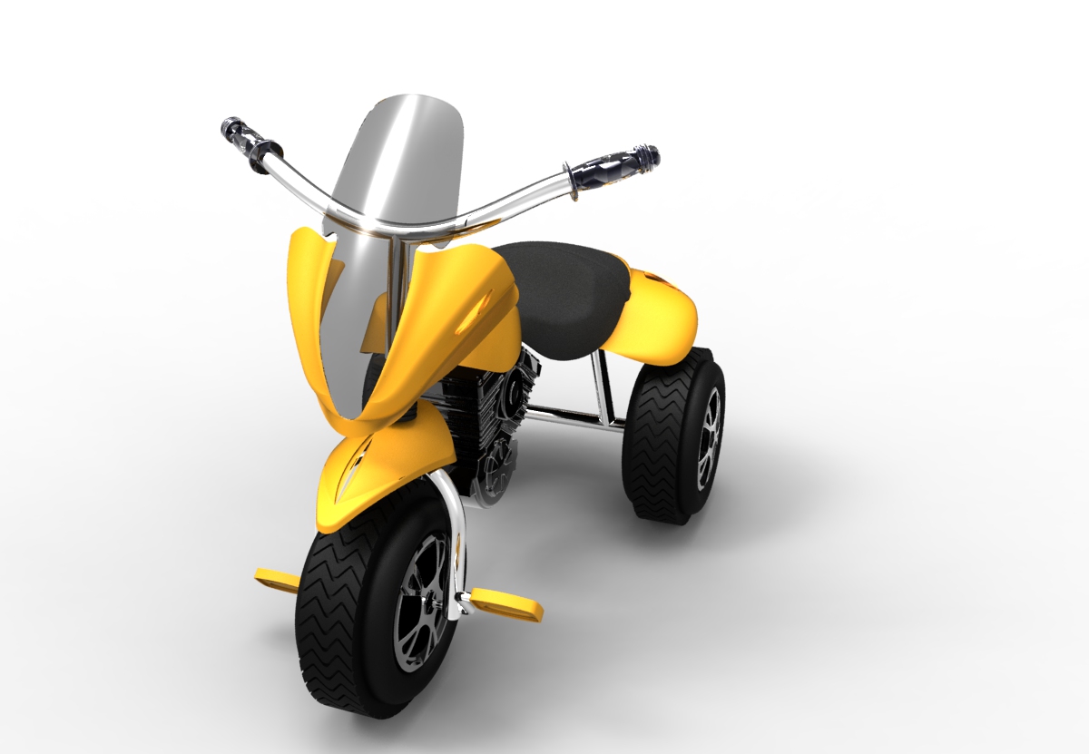Kids Three-Wheel Ride-On Bike