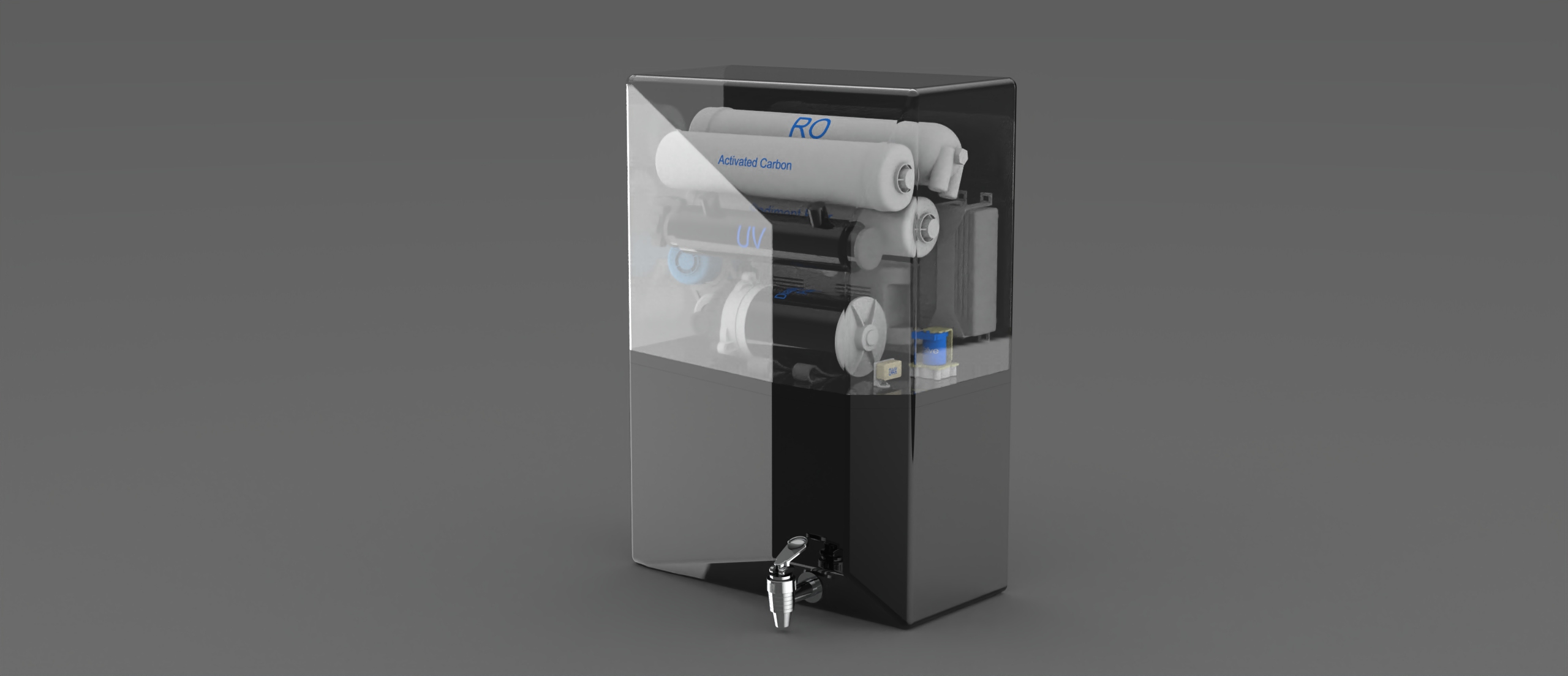 Premium Wall-Mounted RO Water Purifier Design