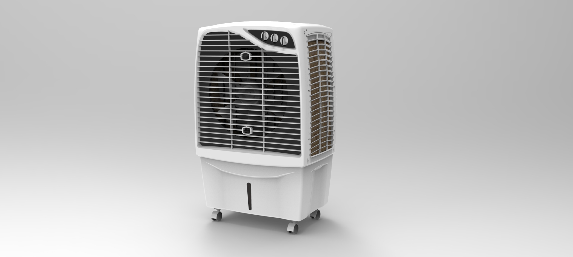 Modern Curved Front Air Cooler Design