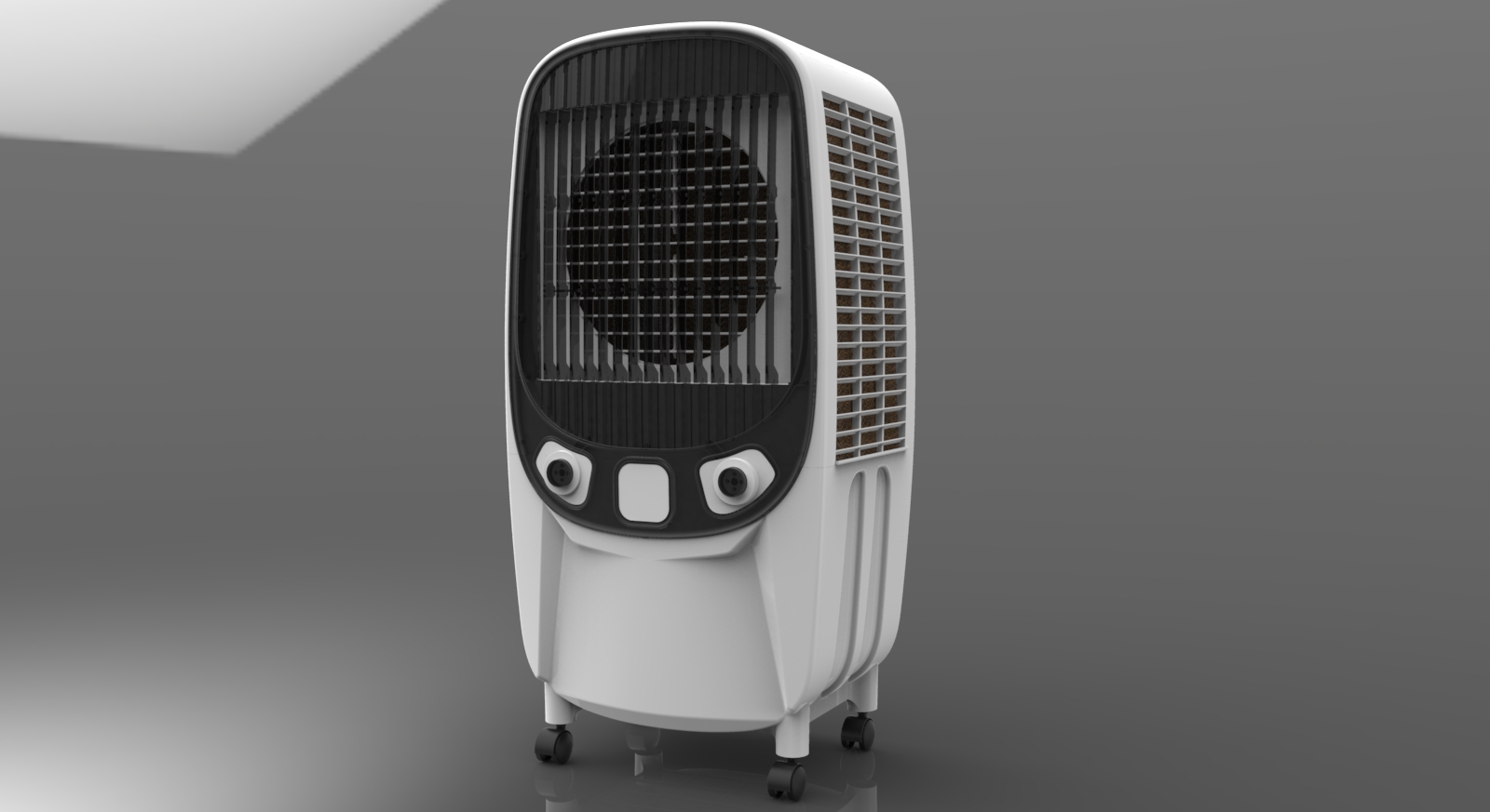 Rounded Bezel Air Cooler Design